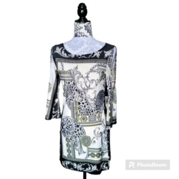 COLD Shoulder Mini Dress / Tunic Sz Small - Picture 1 of 10